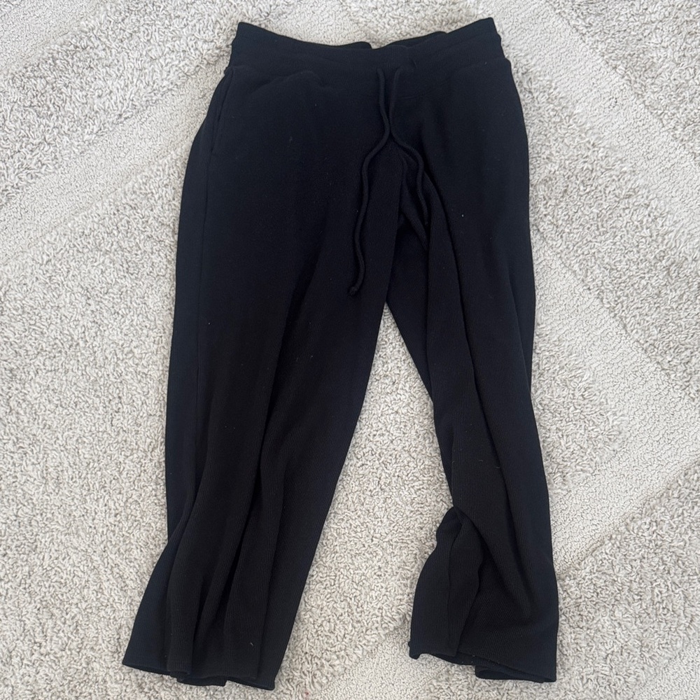 Hollister Black Cozy Lounge Flare Pants